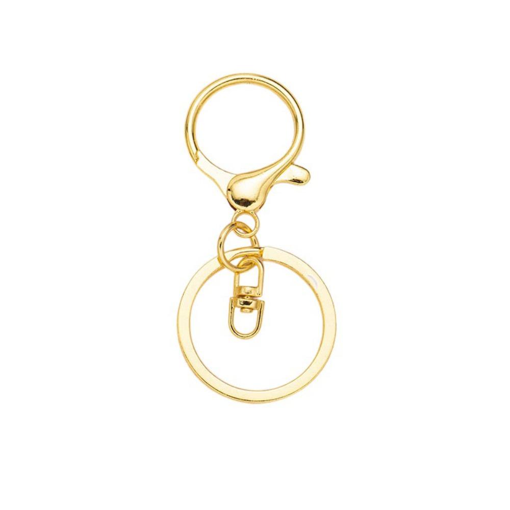 20Pcs Buckle Metal Key Chain Pendant Keychains Jewelry DIY Snap Hook Clips Key Ring  Jewelry Making
