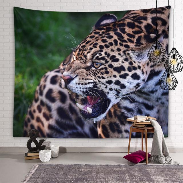 Tiger Lion Tapestry Kids Room Decoration Animal Wall Art Decoration Tapestry Living Room Bedroom Dorm Room Home Decor