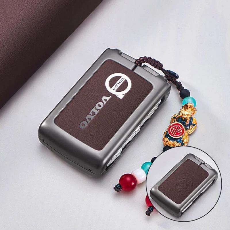 Чехол для ключа Volvo: Совместимо с XC60, S90, S60, XC90, XC40 - Сумка с модифицированной пряжкой