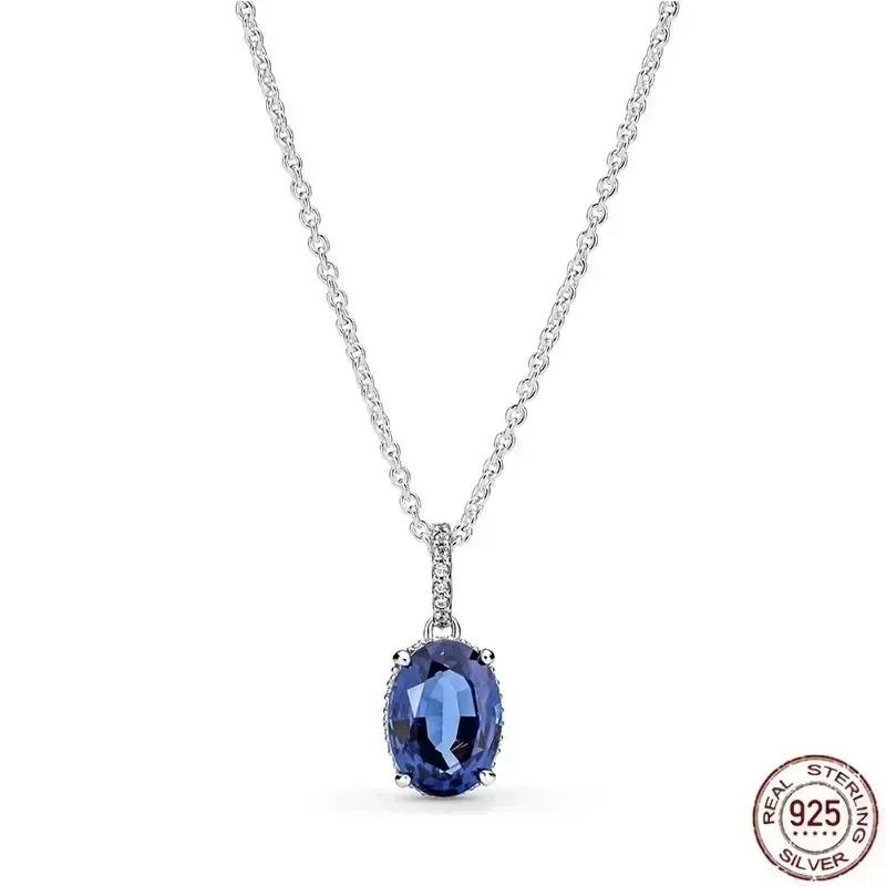 Женское высококачественное модное ожерелье в форме сердца из стерлингового серебра 925 пробы, подходящее для дизайна, оригинального кулона, подарка своими руками