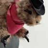 Simulation Cowboy Hamster Ornaments Wall Hanging Home Decoration, Interesting Home Wall Hanging Decorations