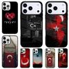 Турция Турецкий флаг Ударопрочный чехол для телефона для iPhone 17 Air 16e 15 11 12 14 13 Pro Max Обложка Coque
