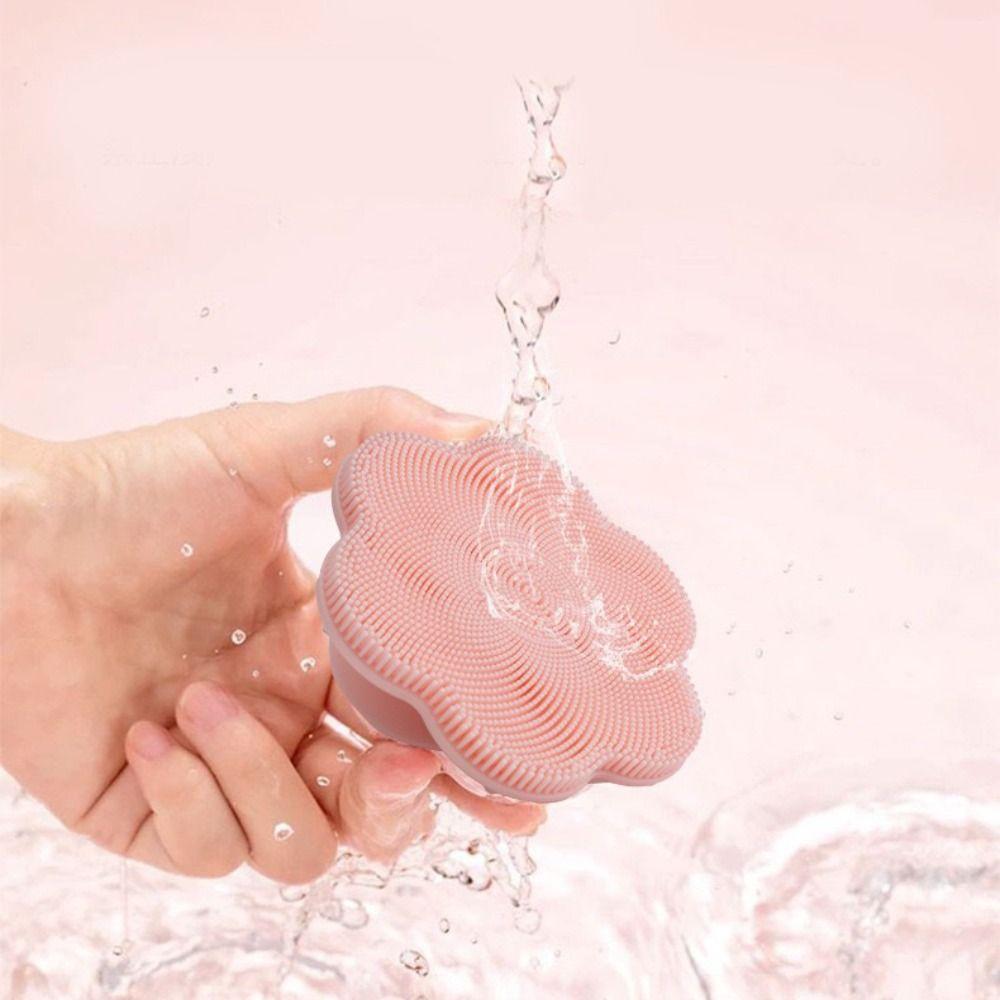 Новая мягкая щетка для очищения лица, силиконовая щетка для глубокого массажа, мини-отшелушивающее очищающее средство