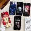 Аниме J-Jujutsu Kaisen Для IPhone 15 16 14 Plus 13 12 11 17 Pro Max 17 Air Черный Мягкий Чехол для Телефона