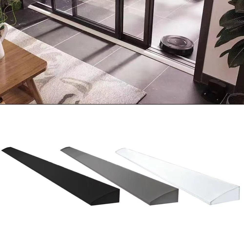 1M Self-adhesive Threshold Ramp Bendable Water Barrier Shock Resistant Door Sill Pad Robot Climbing