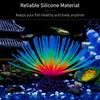 Aquarium Equipment Fish Tank Landscaping Accessories, Silicone Simulation Soft Coral Aquatic Plants Colorful Dot Coral