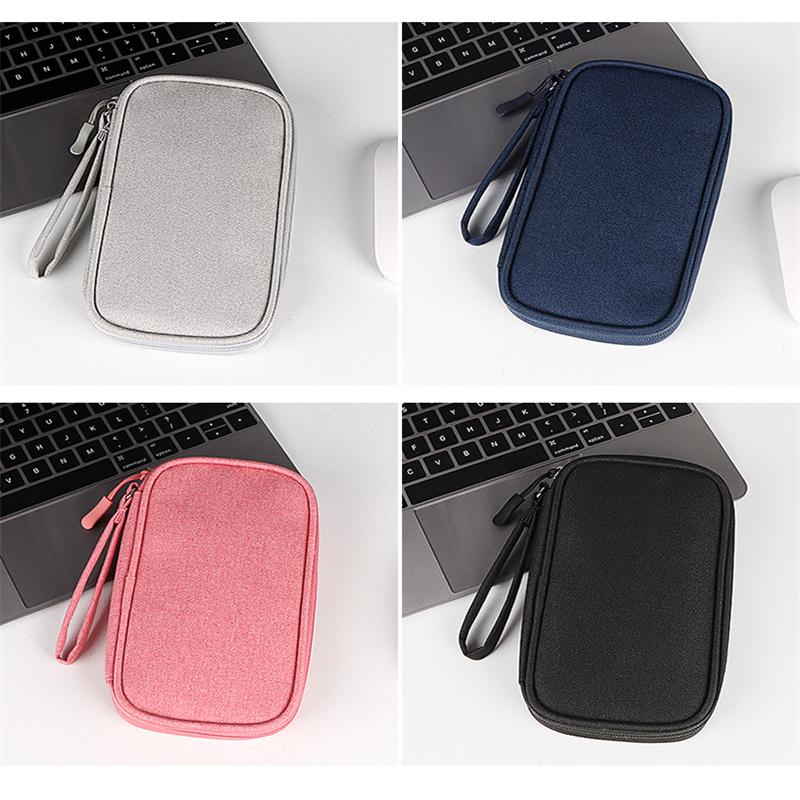 Портативная сумка Power Bank, USB-гаджеты, кабели, провода, органайзер, защита жесткого диска, сумка для хранения Sac de rangement en fil defer