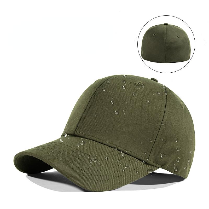 2022 Autumn Waterproof Fitted Baseball Caps for Man Woman Back Closed Sport Hats 57-58 S/M 58-59 L/XL