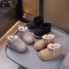 Children's Cotton Boots 2025 Winter New Boys' Fashion Boots Fleece Thickened Girls' Fashion Short Boots Warm Snow Boots