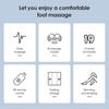 Электрический массажер для ног EMS, стимулятор мышц, складная подушка, 8 режимов, 19 уровней, улучшение кровообращения, пульт дистанционного управления