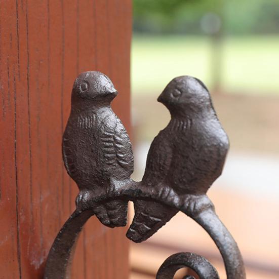 Vintage Dinner Bell Wall Mounted Bell with Birds Indoor Outdoor