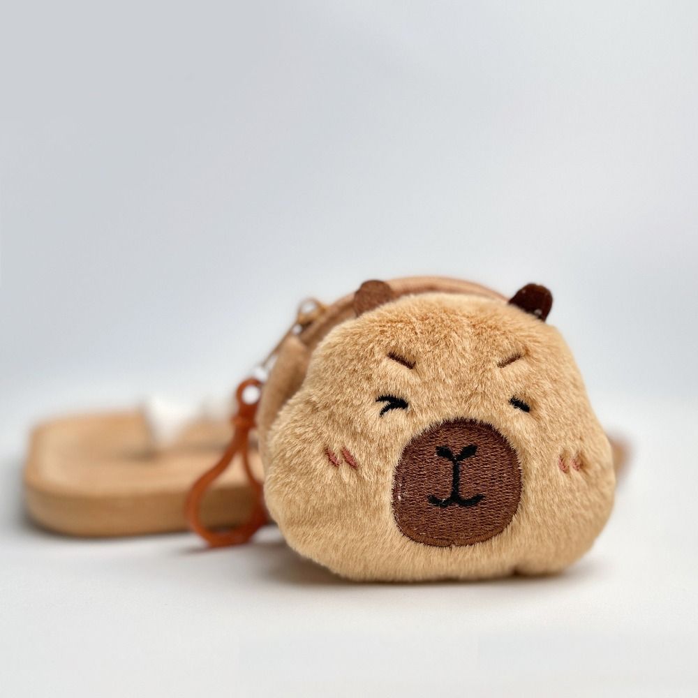 Сумка для денег Capybara Plush Кошелек Сумка-молния Capibara Наушники Чехол для улицы