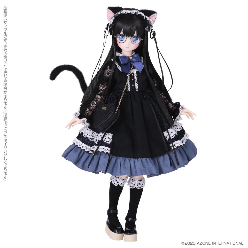 Azone International Karafuru Юкихо Асахина Подарок от Кота Расписанная Подвижная Кукла Dreamin' / ~A M.K.~ (Черный вер.)