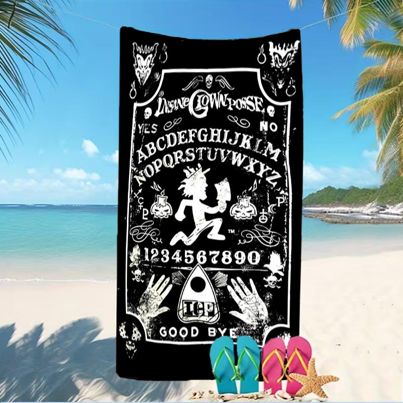 Beach Towel with Insane Clown Posse Juggalo Faygo Pattern - soft,absorbent,machine washable Lightweight&Modern,swimming,Travel Essentials