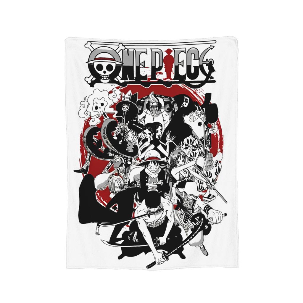 Одеяло аниме Луффи Фланелевый плед Постельное белье Диван Портативные Ультрамягкие Теплые Покрывала,
