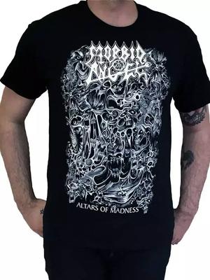 Morbid Angel Altars Of Madness Винтажная Футболка Черная Размер S-5XL Хлопок Унисекс Футболка
