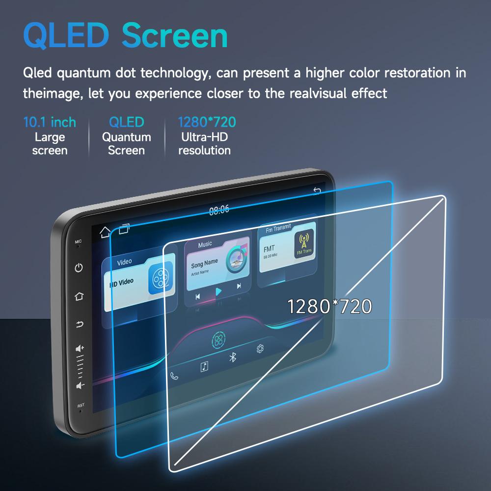 JIUYIN 10,1-дюймовый Apple CarPlay Android Auto Подголовник Монитор Дисплей Сенсорный Экран Для Заднего Сиденья Мультимедиа Automotiva Voiture
