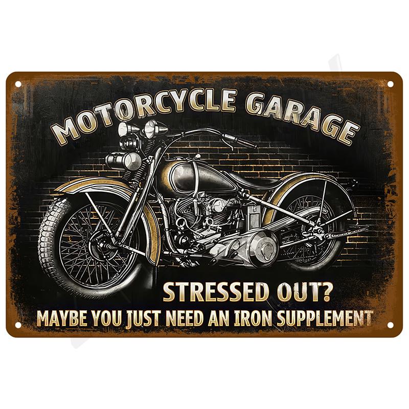 Vintage Metal Signs Plates Tin Sign Posters Man Cave Bar Retro Wall Art Mural Outdoor House Bathroom Home Room Decorations Decor