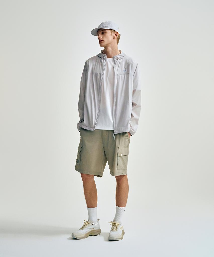 Мужская легкая тканая куртка Sergio Tacchini M Comfortcool (Л. Грей)