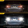 AUXITO 2Pcs 7443 W21/5W T20 LED Bulb Lights With HD Projector LENS 6000K White Red Yellow Amber 7440 For Car Reverse Tail Lamp