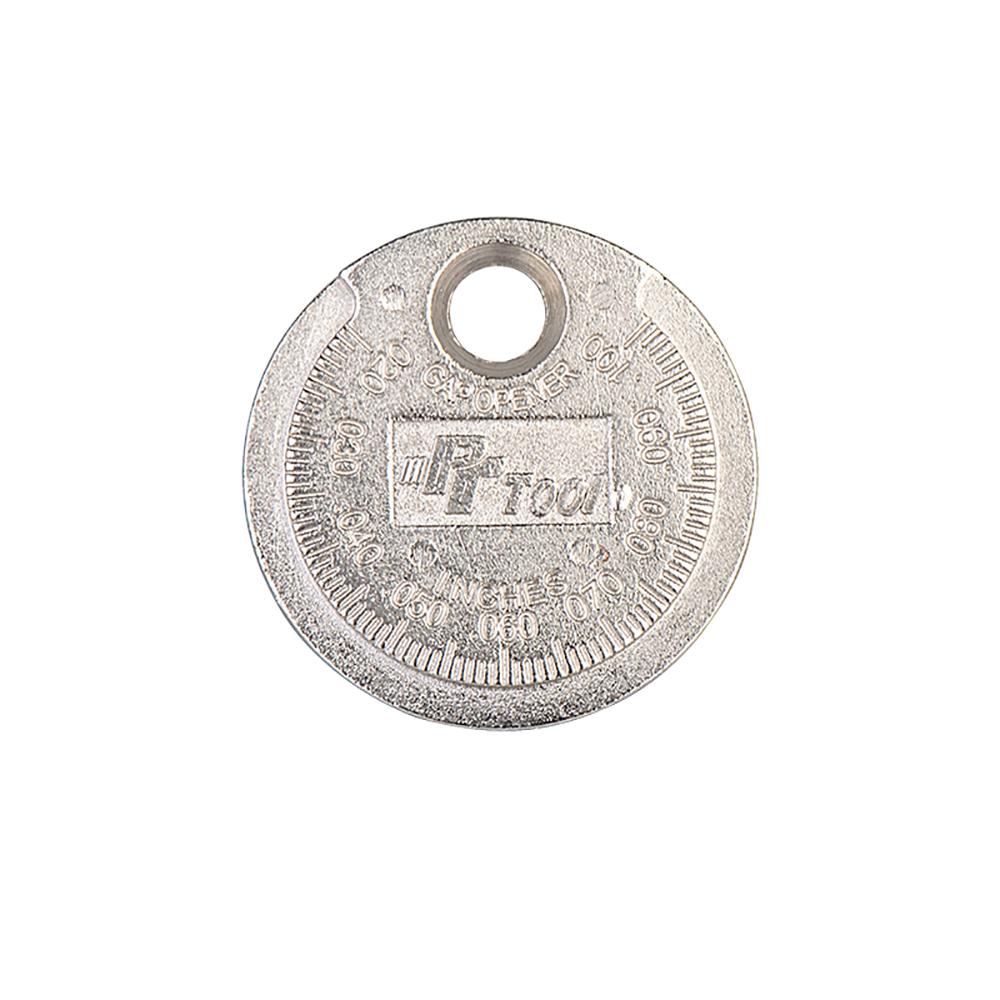 Free Ship Hot Sale 1pc Coin- Type 0.6-2.4mm Spark Plug Gap Gauge Measurement Tool Range Spark Plug Gage Caliber Measuring Tool