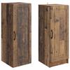 Cabinet Set 2 pcs Reclaimed Wood Wood Based Material