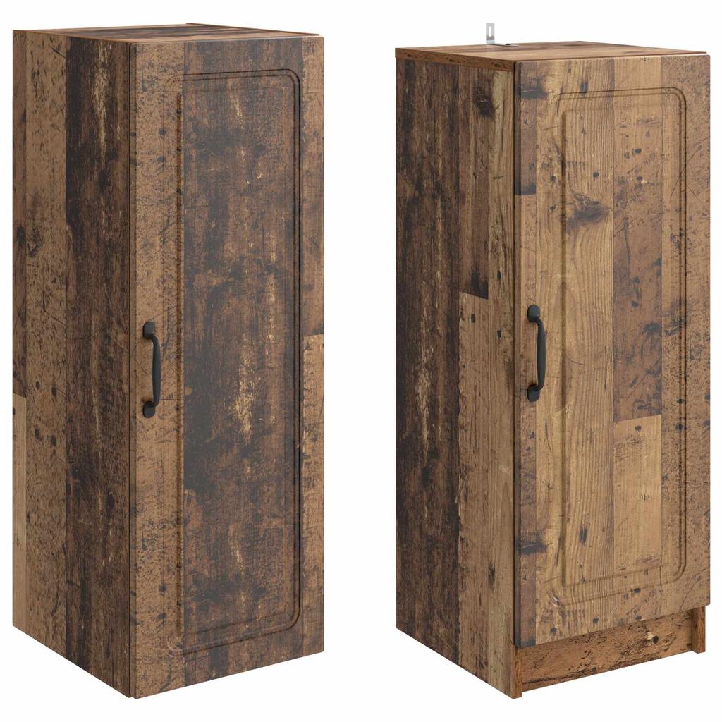 Cabinet Set 2 pcs Reclaimed Wood Wood Based Material