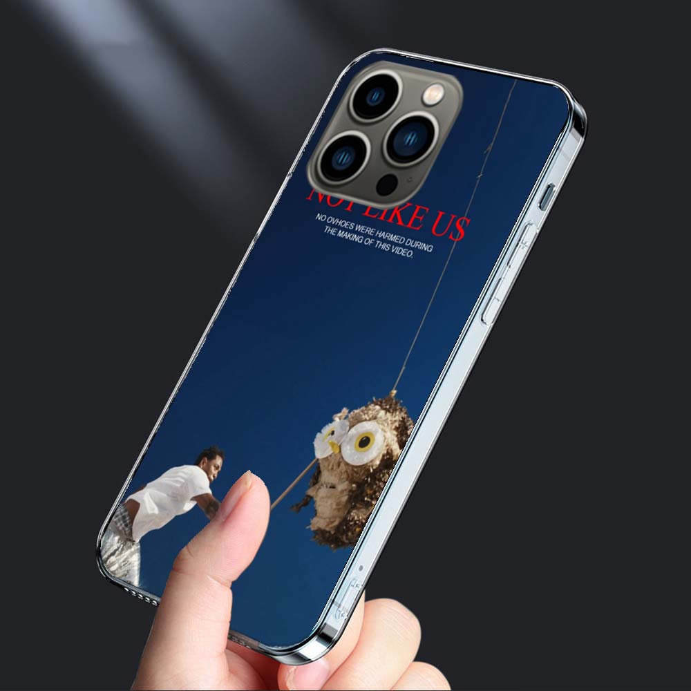 Чехол для телефона Kendrick Lamar Not Like Us Для iPhone 16E 15 Pro 14 Plus 17E 16 17 Pro Max Air 11 12 13 Mini Ударопрочный Capa Милый
