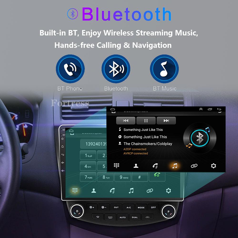 Android 14 Автомобильное радио для Honda Accord 7 2003-2008 GPS-навигация Мультимедиа Видеоплеер Carplay Android Auto Car Stereo 2 Din