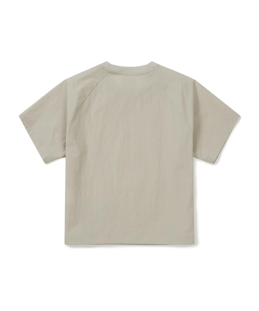 SNOWPEAK APPAREL Женская футболка с карманом и коротким рукавом Root (S26Mwrts61) Светло-бежевый