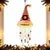 Christmas Hat Hanging Lamp LED Santa Hat Ceiling Pendant Light with Star Bell Tree Ornament Xmas Winter Holiday Home Party Decor 7