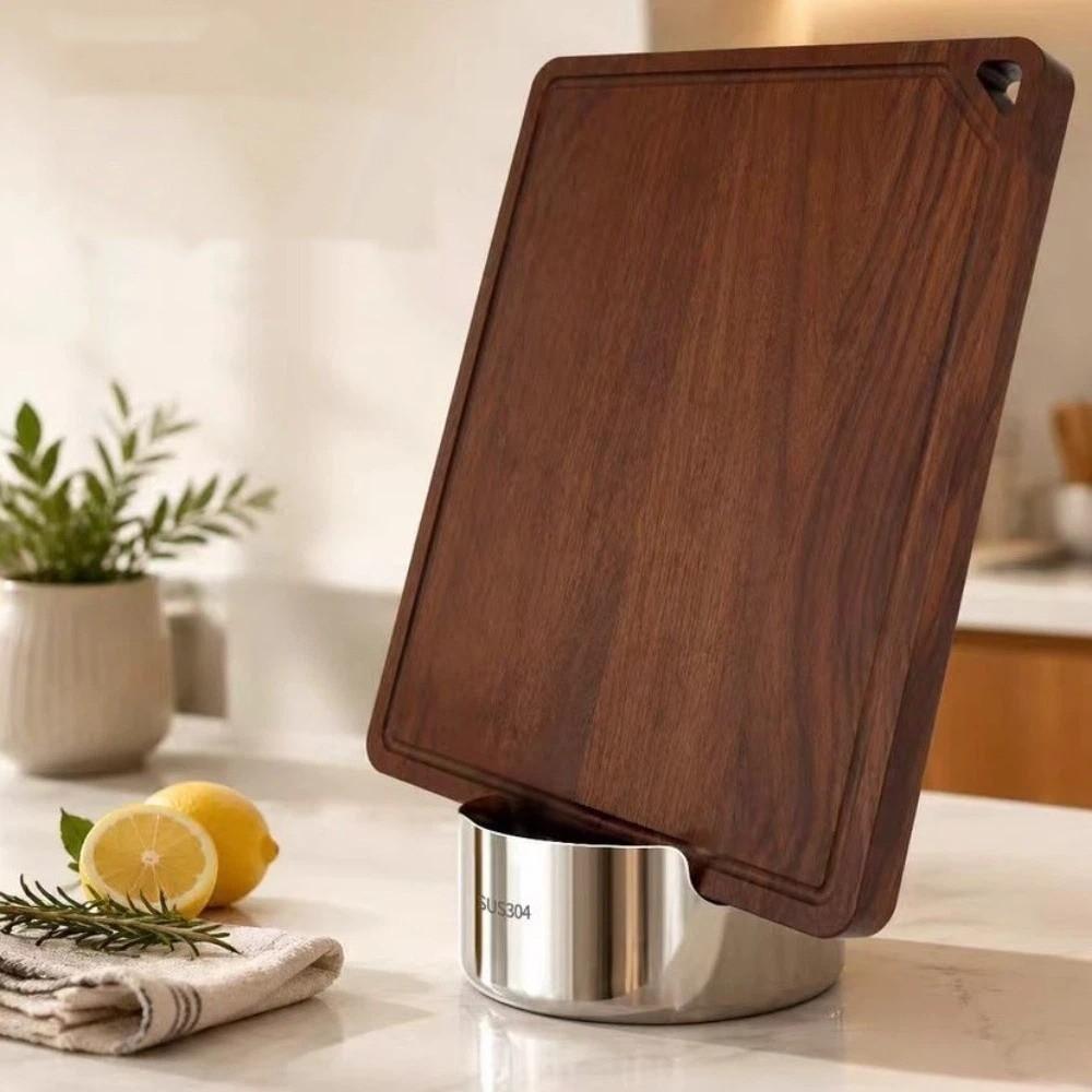 Stable Pot Lid Storage Rack Stainless Steel Spatula Holder Multi-functional Chopsticks Stand Home