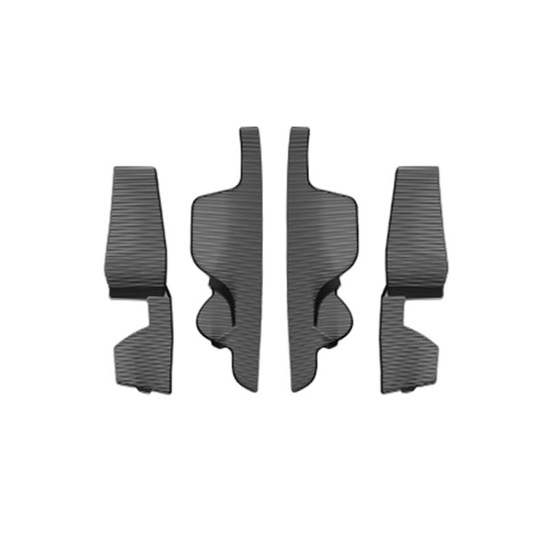 QHCP Car Door Slot Pad 4 Doors Groove Slot Mat TPE Anti-slip Waterproof Dustproof For Ford Ranger 2023-2024 Interior Accessories