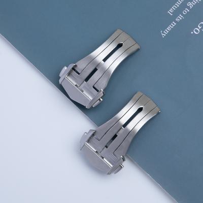 Качественная матовая застежка из нержавеющей стали 316L 18 мм 20 мм для Omg Omega Rubbe кожаный ремешок для часов с пряжкой
