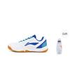 Обувь для профессиональных соревнований Li Ning Fabric, амортизирующая, нескользящая, с низким верхом, для бадминтона, унисекс, белая, синяя, AYTT023-2