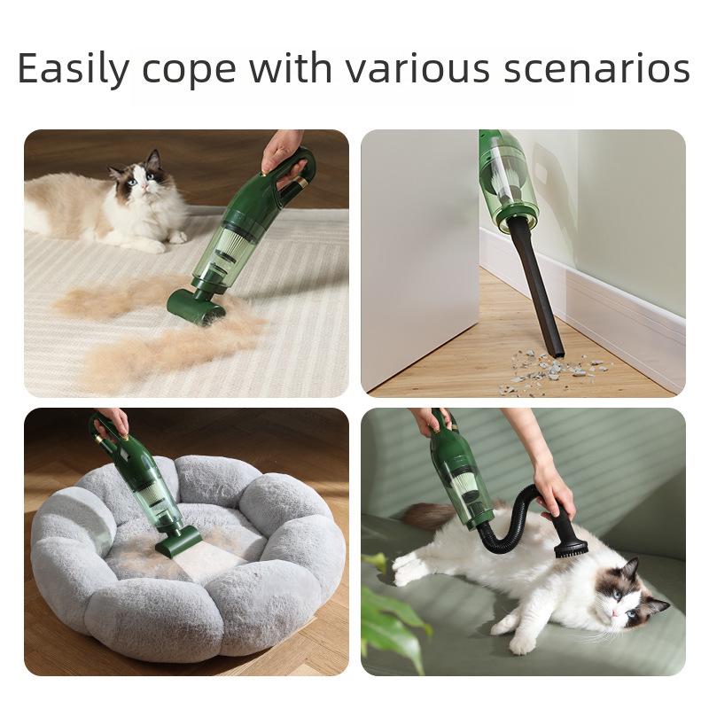 Портативный электрический пылесос для уборки шерсти домашних животных для кошек и собак
