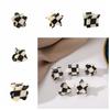 2023 Black and White Small Hair Claws Women's Fashion Temperament Hair Can Clip Elegant Hair Accessories