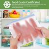 6 Pack Dishwasher Safe Reble Gallon Freezer Bags Food Storage Bags, Extra Thick Leakproof Silicone & Plastic Free Ziplock Bags for Meal Prep, Fruits,