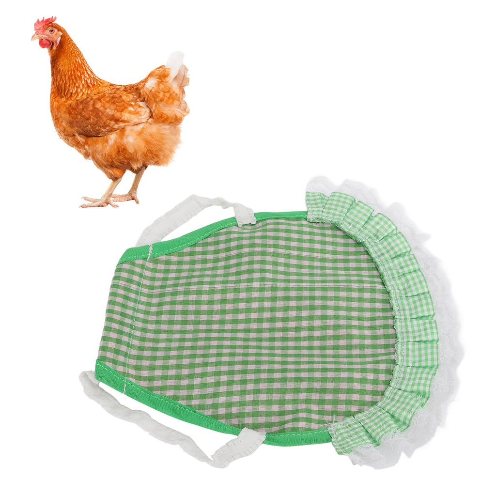 Двойной фартук для курицы Многоразовый фартук для птицы или с эластичными ремнями для маленьких, средних и больших кур