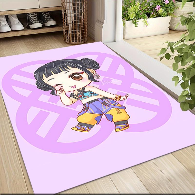 1Pc Cat Friends Phone Carpet Rug Customizable Soft Washable Antislip Home Living Room Sofa Mats Personalized Rug 0917192