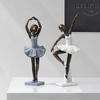 Creative Black Ballet Retro Ornaments Living Room TV Cabinet Home Wine Cabinet Decoration Resin Craft Hot Style