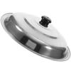 Cookware Cover Replacement Stainless Steel Wok Lid Pot Covers for Cooking Bacon Saute Pan with Griddle