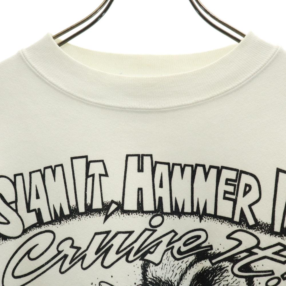 ONEITA 90-е Старый США Rat Fink Лонгслив Принт свитшот Мужской Б/У