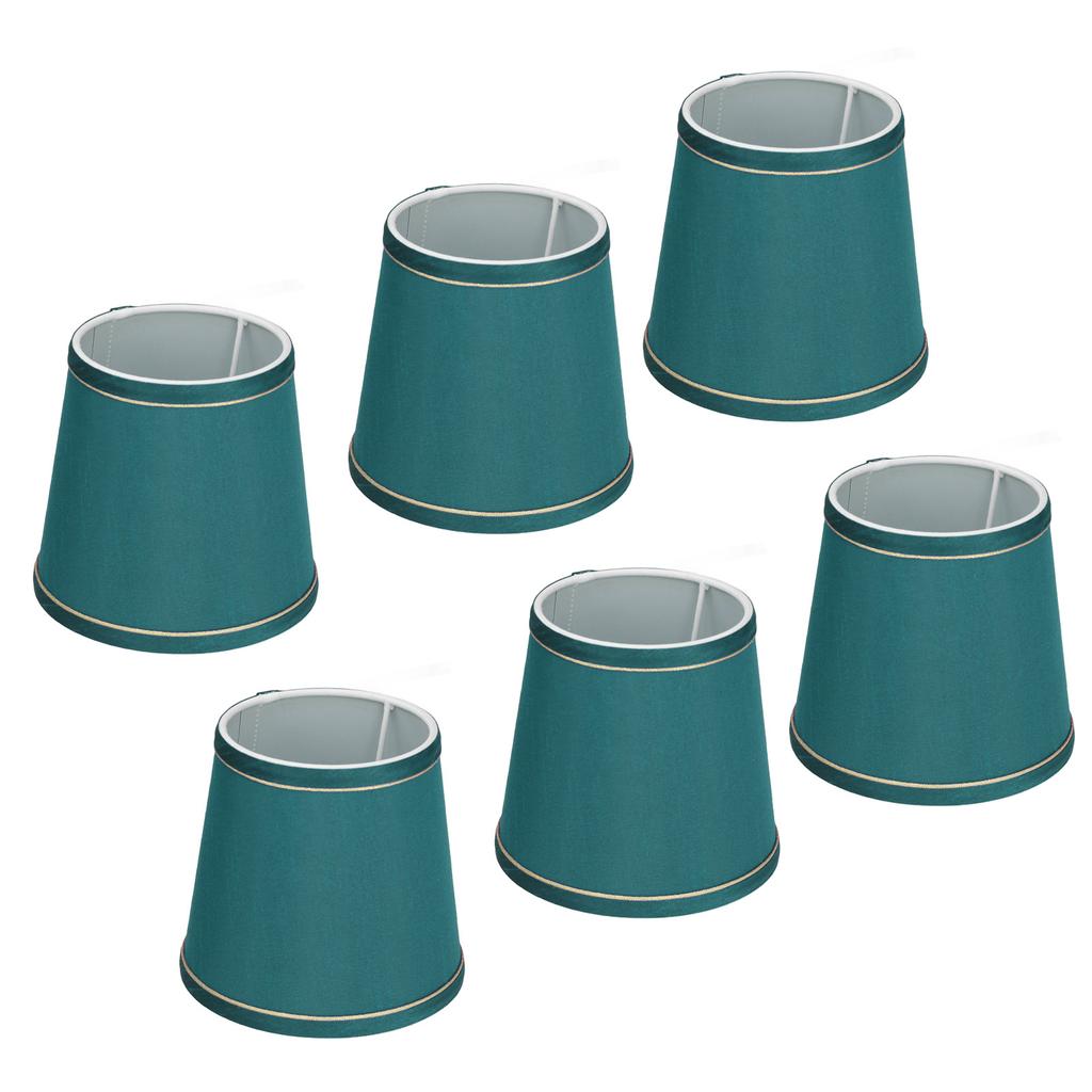 6PCS Fabric Lampshade Modern Simple Fabric Light Lampshade Phnom Penh Craftsmanship for E14