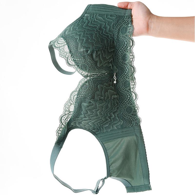 Sexy Lace Push-Up Seamless Bra – No Underwire, Breathable Comfort for Small Chests