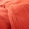 Complete 3-piece "Noah" Cotton Gauze 140 X 200 for Single Bed - Noah Terracotta