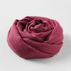 Solid Color Cotton Linen Scarf for Women Lady Literature Anti-sunburn Long Tassel Scarves Autumn Soft Gauze Wrap Shawls New