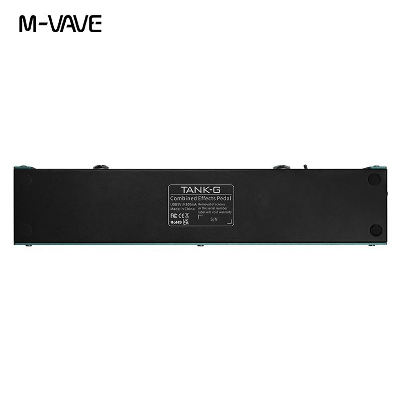 Педаль эффектов для гитары M-VAVE Tank-G | 36 пресетов и 20-часовая батарея | Профессиональный студийный/живой/сценический эффект-хаб