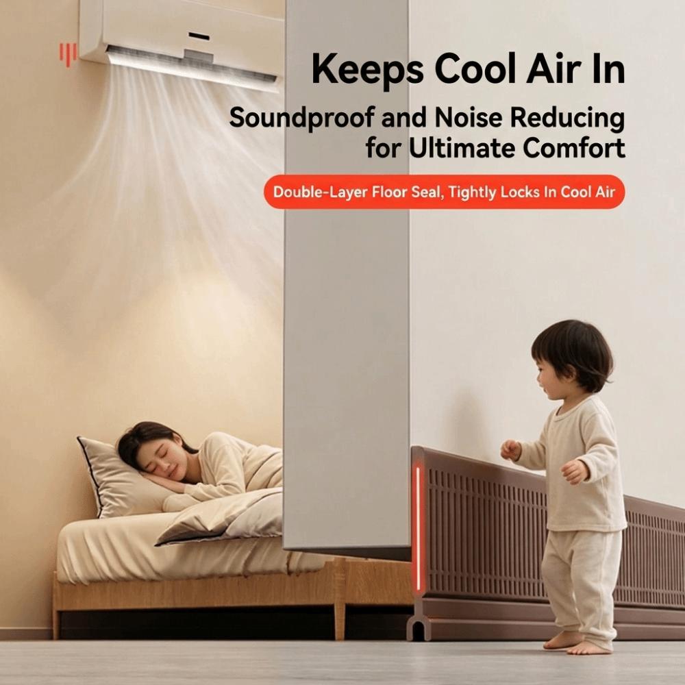 Sound Insulation Weather Stripping Flexible Gap Blocker Practical Door Sweep Indoor