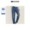 Peacebird Men's Vintage Washed Loose Straight Fit Jeans